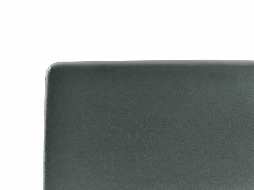 Pat matrimonial 140 cm Belize (gri închis) (cu somieră) (cu sp. depozitare)