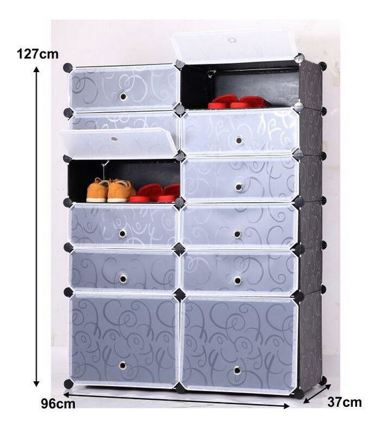 Cipőtároló rendező Barrowby TYP02 (műanyag + fém) *kiárusítás