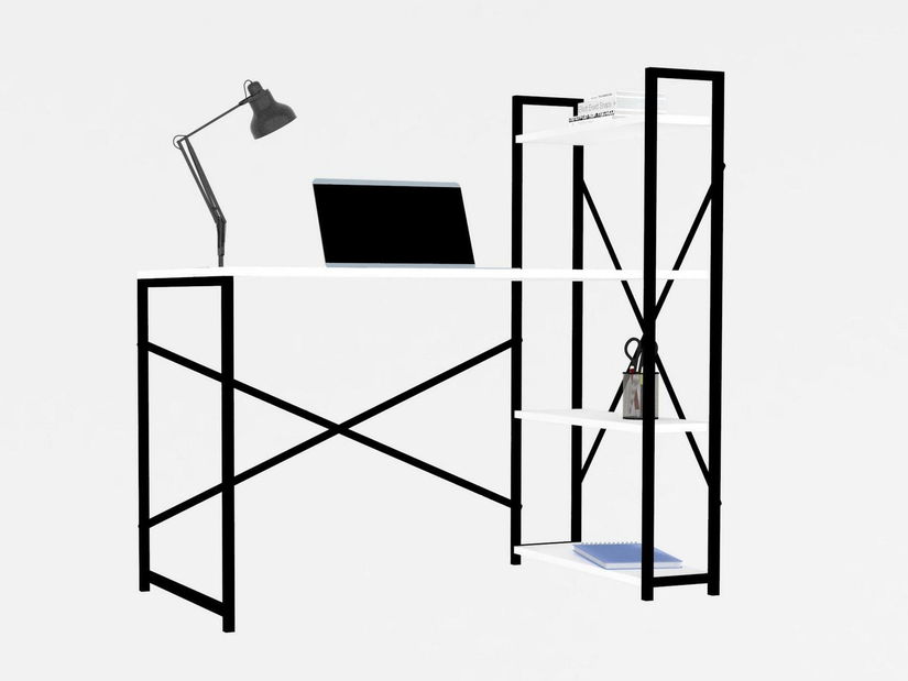 Masă PC Kulevu (alb) 