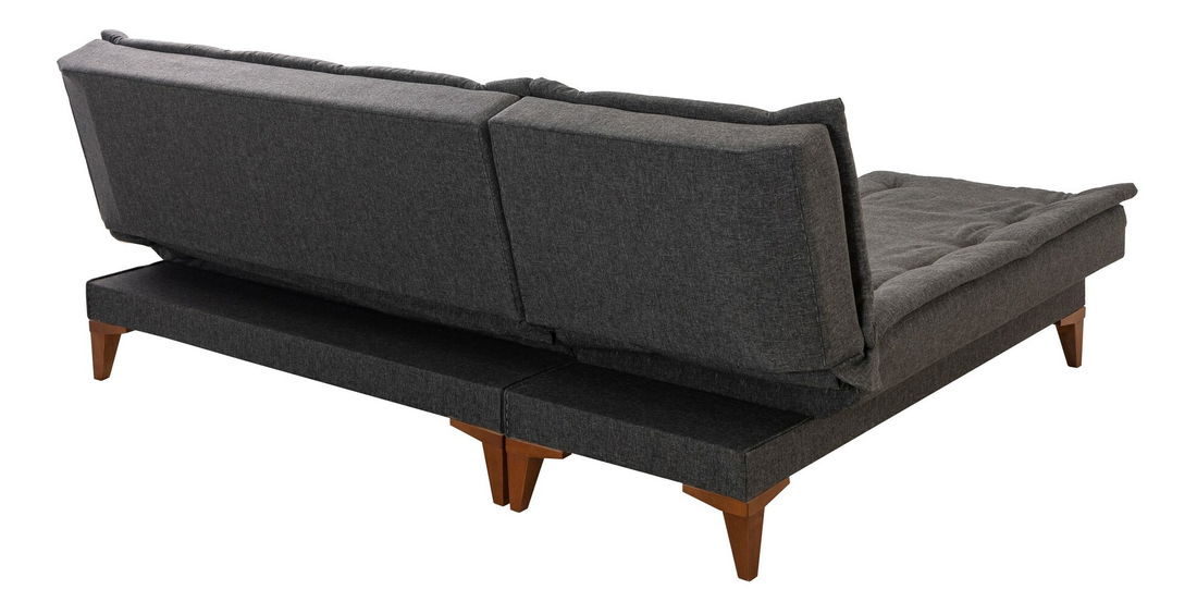 Sarok ülőgarnitúra Santic (antracit)