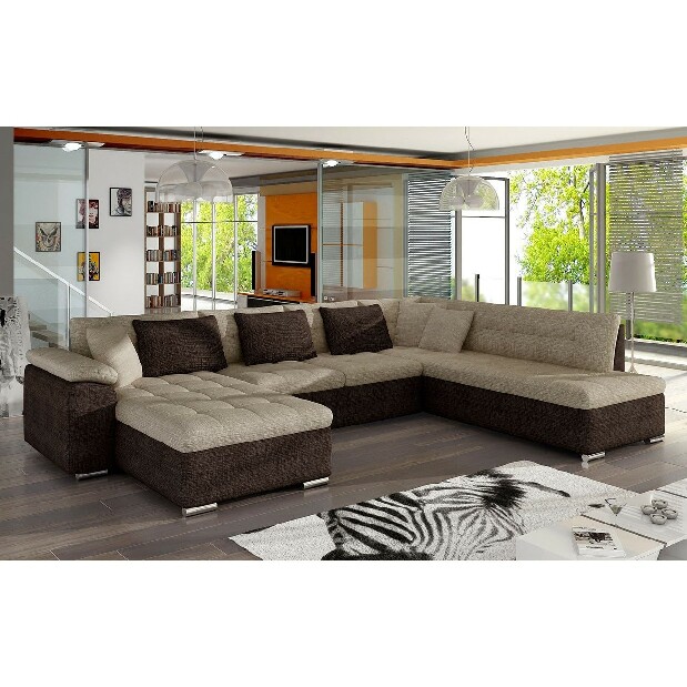 Kutna sofa Talina s funkcijom spavanja (desna U) (Uttario Velvet 2955 + Uttario Velvet 2955 + Uttario Velvet 2979)