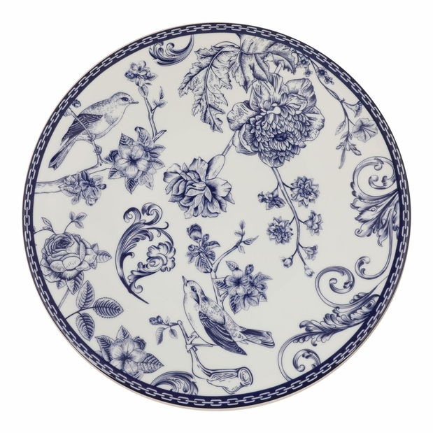 Étkészlet (24 db.) Ziggy (kék + fehér) 