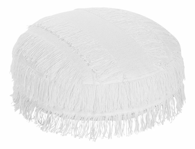 Vankúš na sedenie ⌀ 50 cm Oudi (biela)