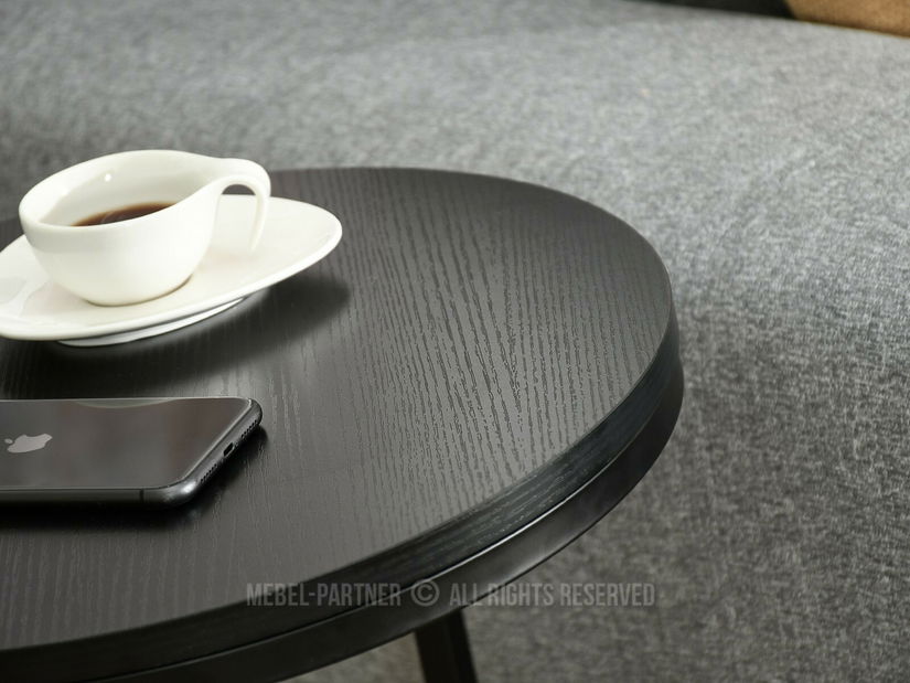 Konferenčný stolík Corden (čierne drevo + čierna)