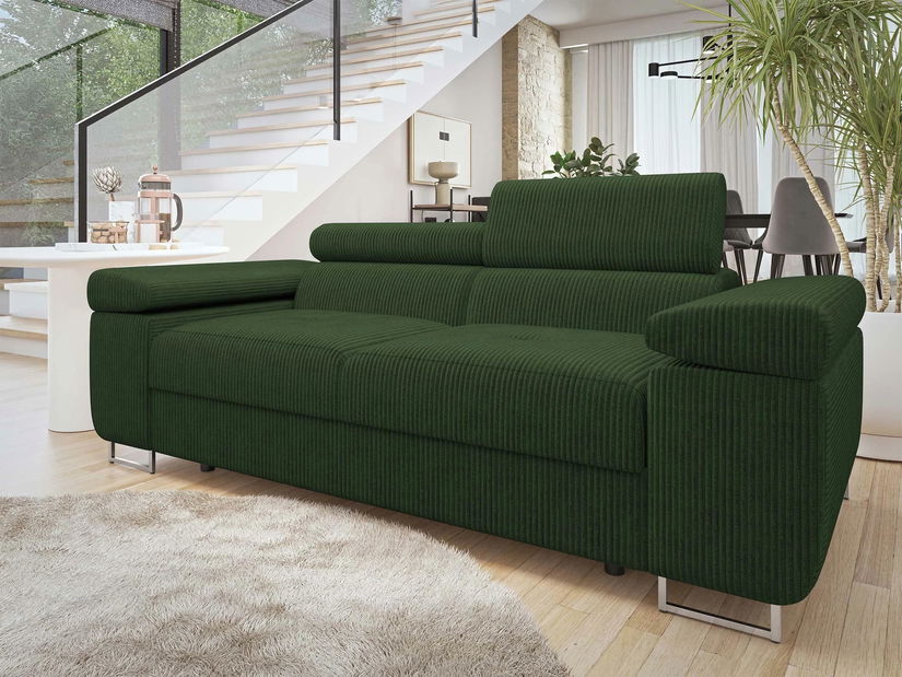 Sofa Terazuro 2 S (tamnozelena + crna) 