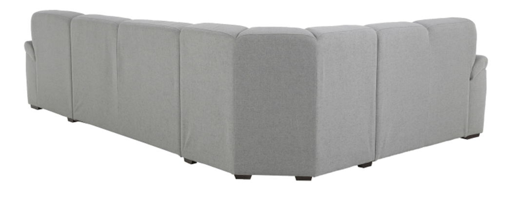 Rohová sedačka U Britella U (P) (sivá)