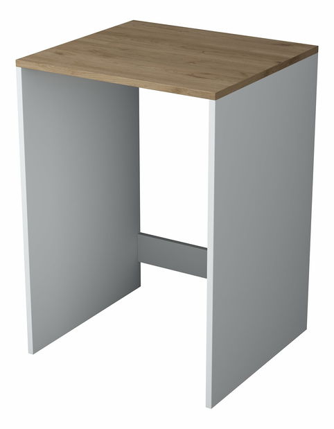 Kúpeľňová skrinka Karoline 103 (Orech + Biela)