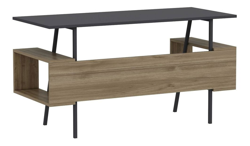 Set mobilier birou Ironman (antracit + Stejar) 