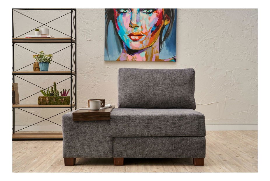 Fotoliu extensibil Perenilla C (S) (gri + Nuc)