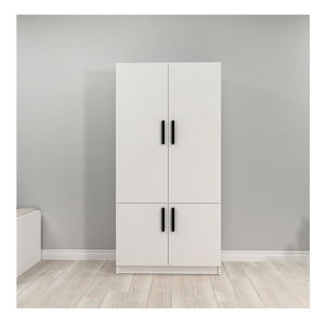 Dulap de haine Newslet (alb)