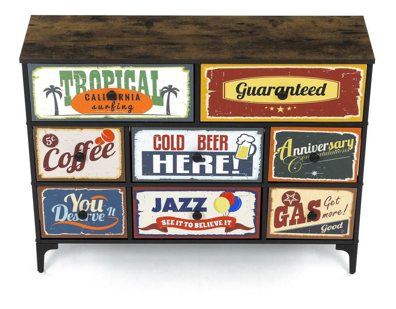 Komód Alharacas 2 (fekete)