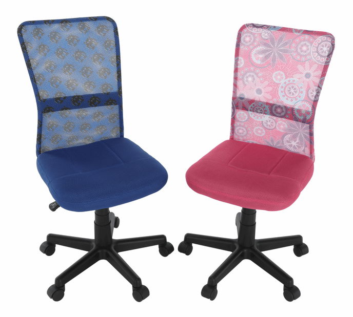 Detská otočná stolička Gofry (ružová) *výpredaj