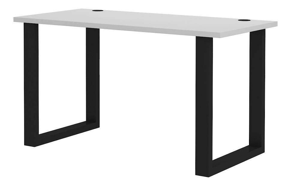 Masă PC Mantela 150 (gri deschis + negru)