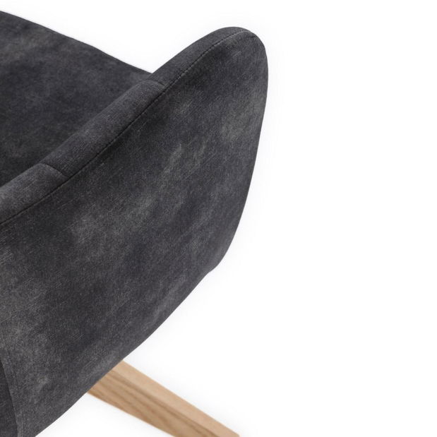 Jedálenská stolička Hegel (čierna)