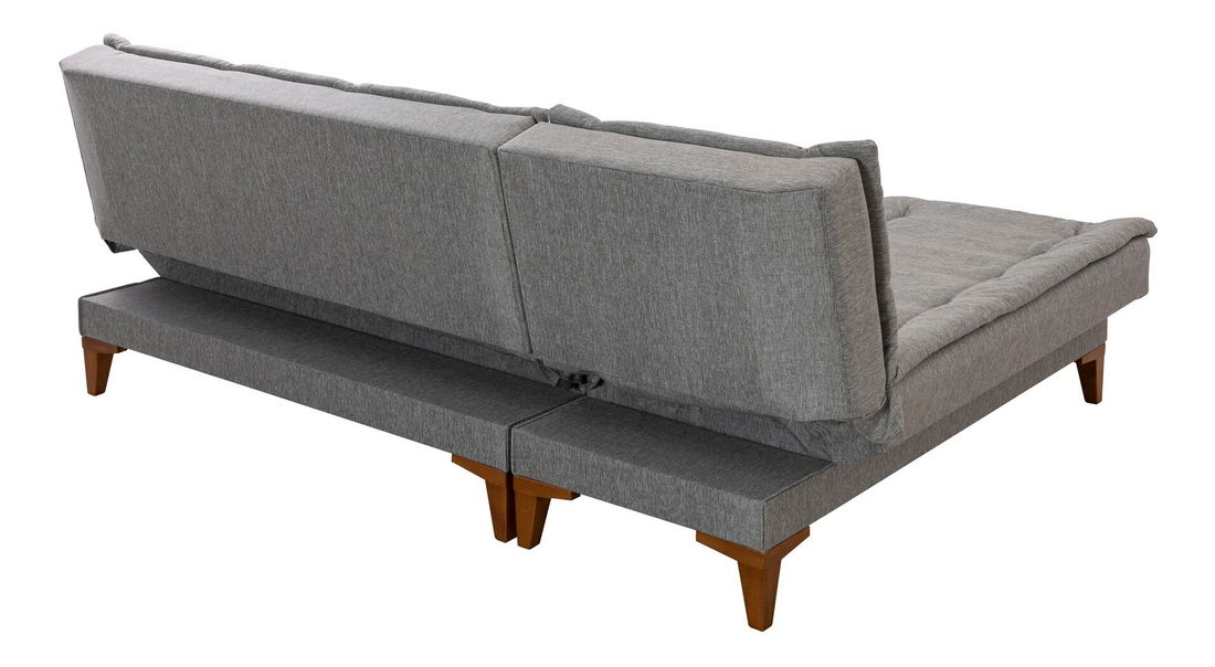 Canapea extensibilă Syrma (gri) (S)