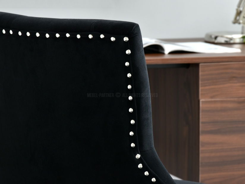 Stolička Sonia (čierna + chrómová)