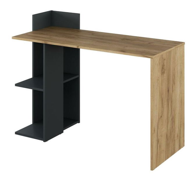 PC asztal Alamein (artisan tölgy + grafit) 