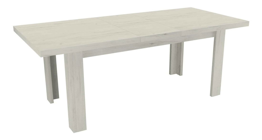 Masă de sufragerie Dany (craft alb) (pentru 6-8 persoane)