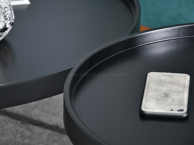 Măsuță de cafea Lantan Zest Xl (negru + negru)