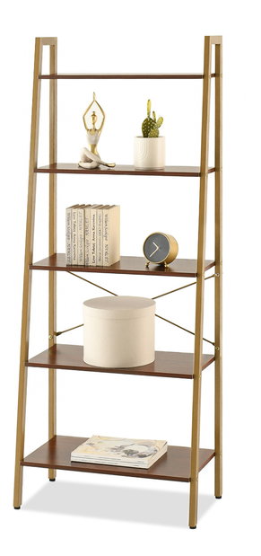 Regál Jeans (dió + arany) *kiárusítás