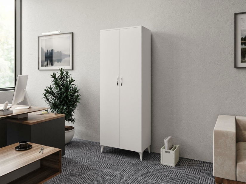 Policová skriňa Kapuvo (biela)