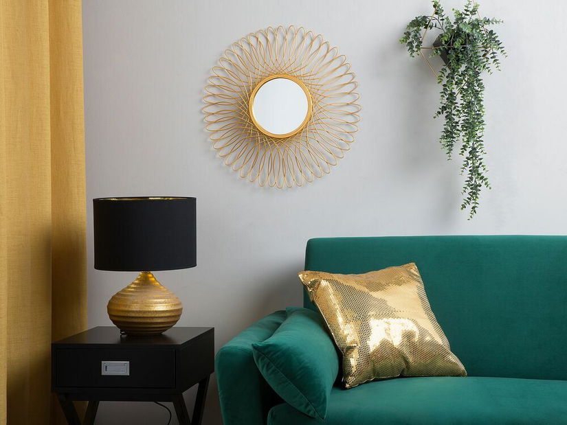 Zidno ogledalo Cash (zlatna)