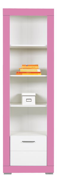 Regál Twin TW 6 (fuchsie + biela matná)