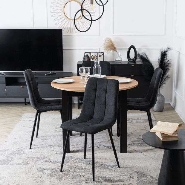 Scaun sufragerie Permite 2 (negru) 