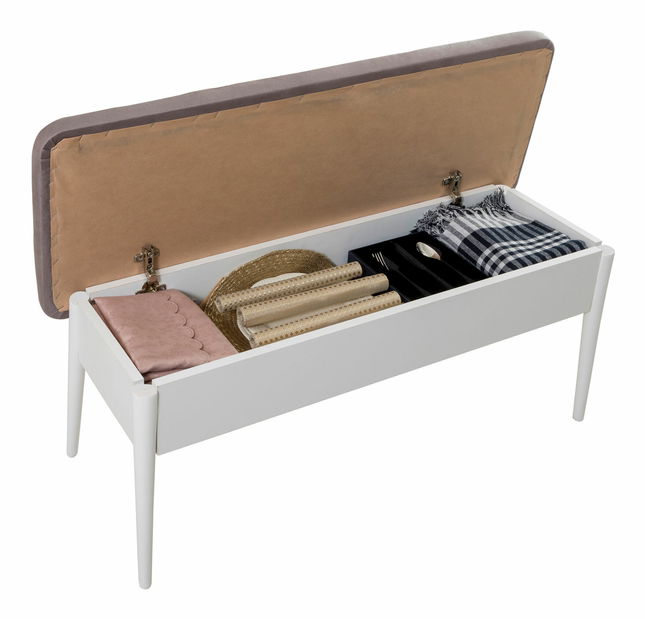 Étkező szett Vlasta 1 (fehér + szürke) (4 főre)