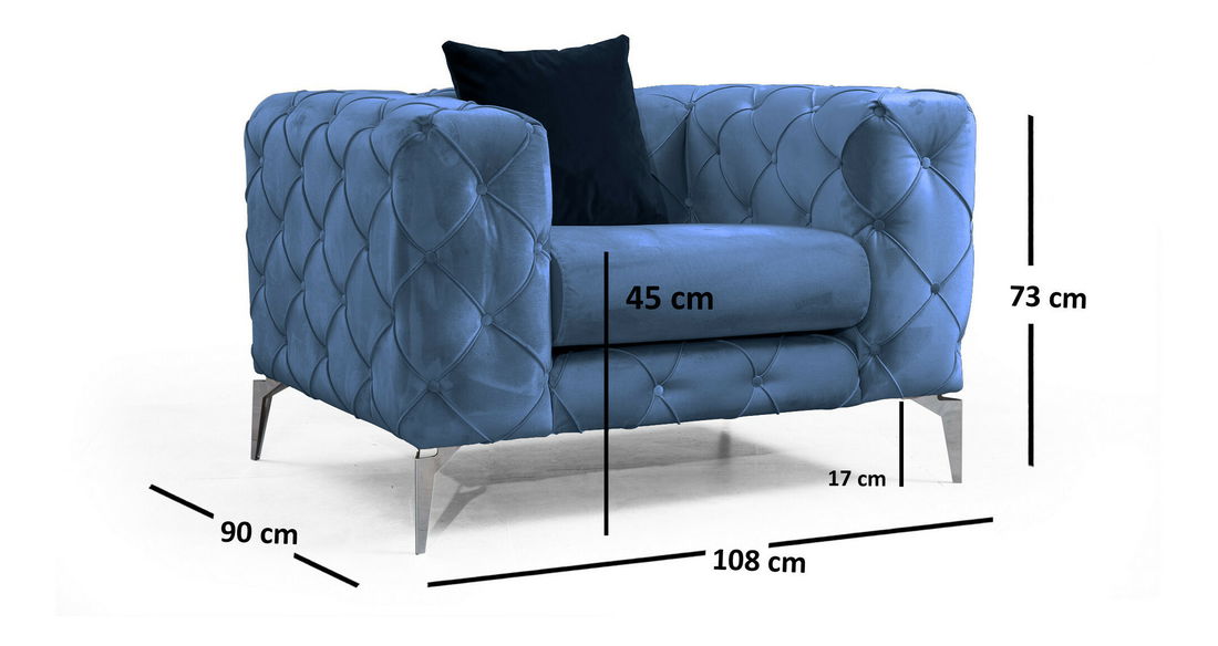 Fotelja Collo (plava)