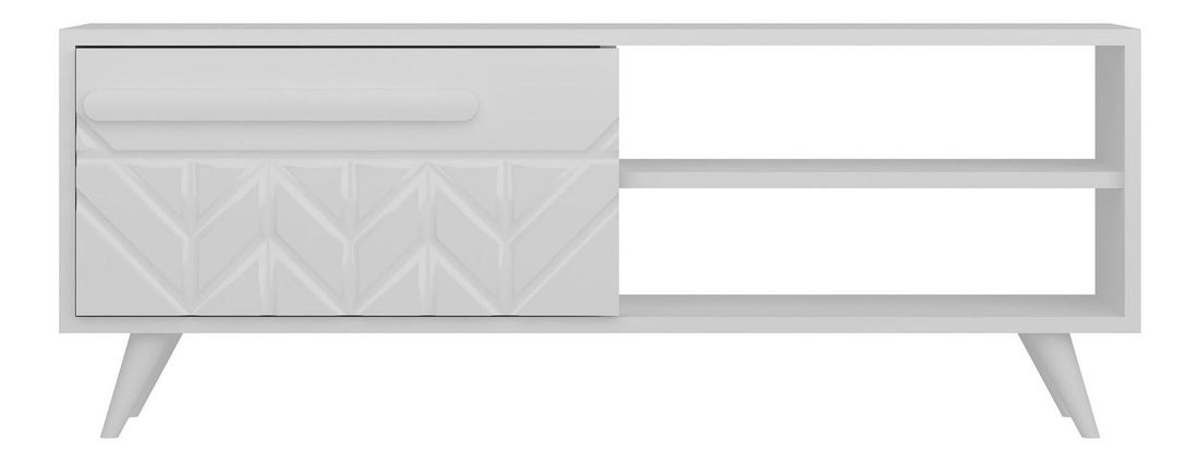 TV stolík/skrinka Venedikt (biela)