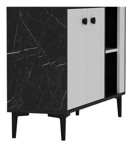 Skrinka Samove 2 (čierna + biela) 