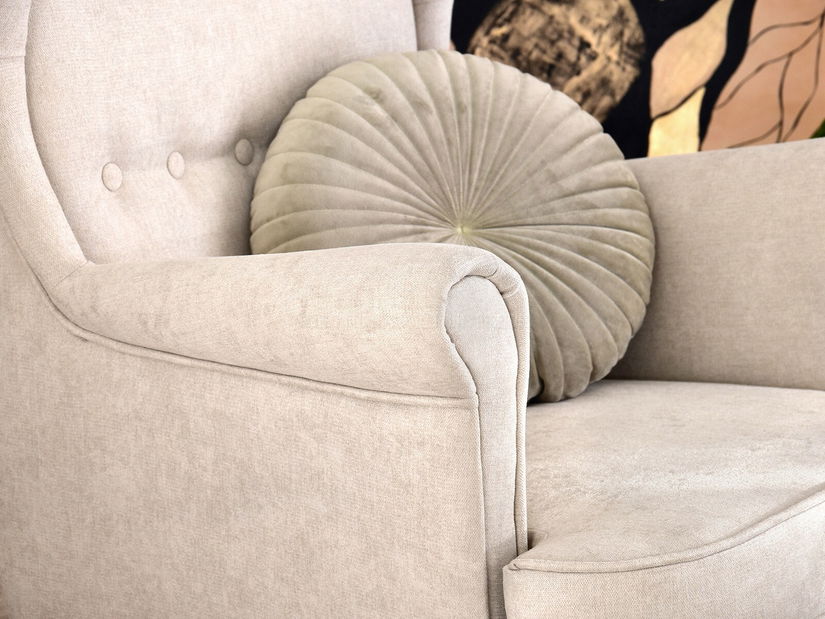 Kreslo ušiak Margis (biela)