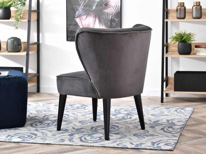 Relaxačné kreslo Arginteno (sivá + čierna)