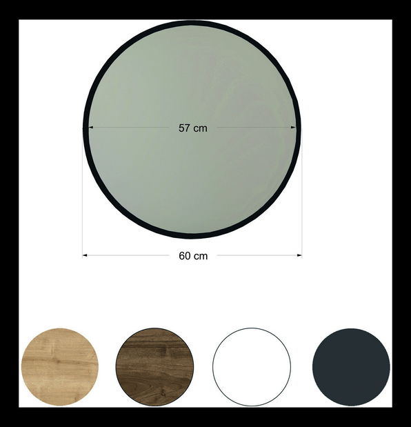 Ogledalo Yster (crna)