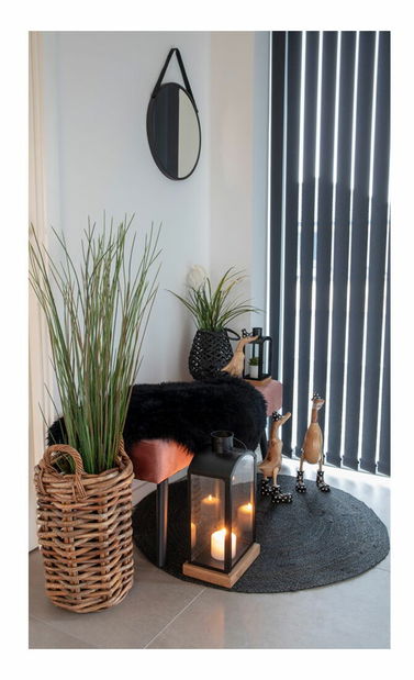 Janjeće krzno Ladoria 2 (crna)