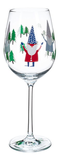 et de 3 pahare de vin 450ml Tipsi trio (motiv de iarnă)