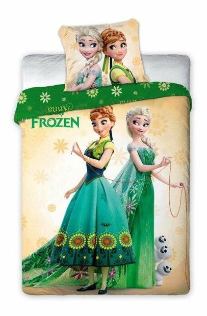 Detské obliečky 200x160 cm Frozen Green 011 *výpredaj