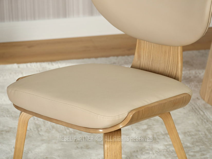 Scaun Juliana (bej + stejar)