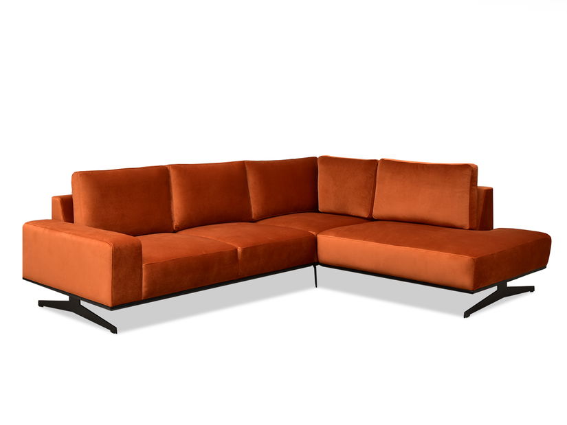 Rohová sedačka Nombres (čierna)