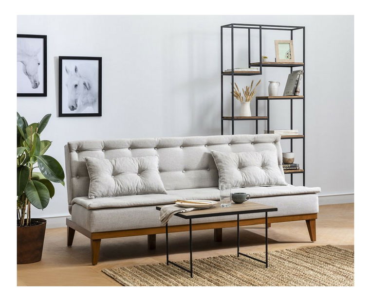 Háromszemélyes kanapé Fiorucci (krém)