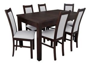 Blagovaonski set (za 6 osoba) Rubia RK51 (wenge + siva)