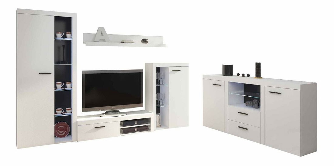 Set za dnevni boravak Rokara (s komodom) (hrast sonoma) (bez rasvjete)