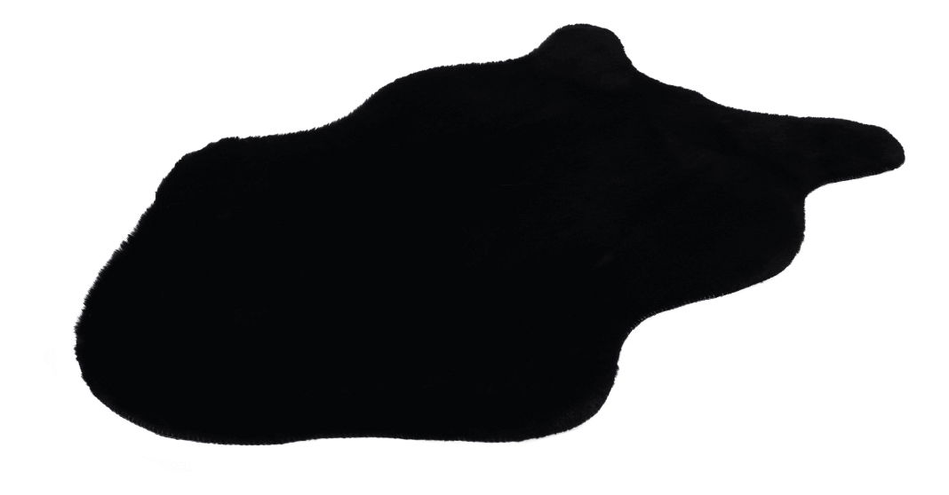 Covor blană artificială 60x90 cm Rarea New (negru)