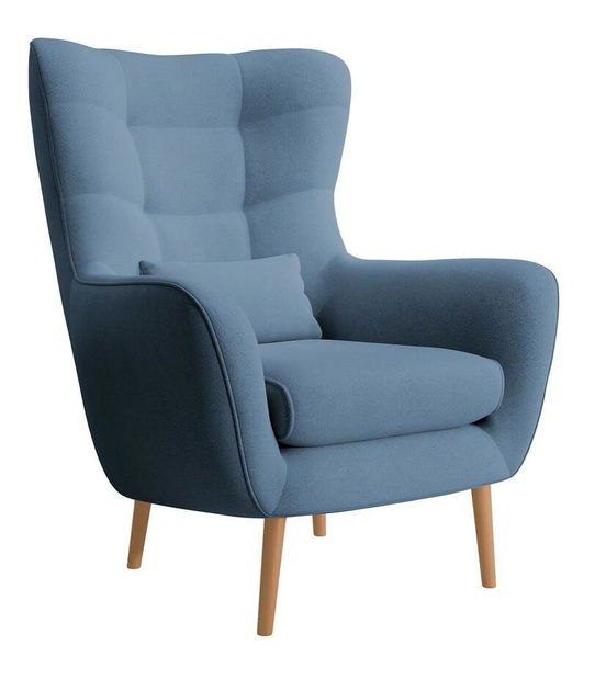 Fotelja Veneza 1 (plava + bukva)