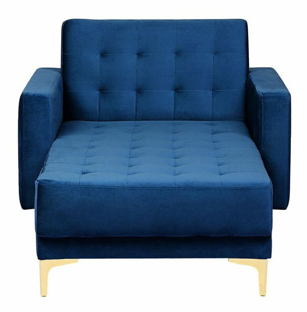 Fotoliu șezlong relaxare Aberlady (albastru marin)