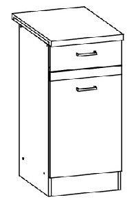 Dulap inferior de bucătărie Estell EZ11 D40 S1