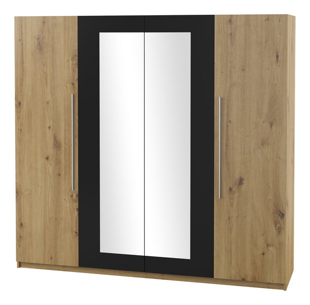 Dulap de haine Verwood Typ 20 (Stejar artisan + Stejar negru)