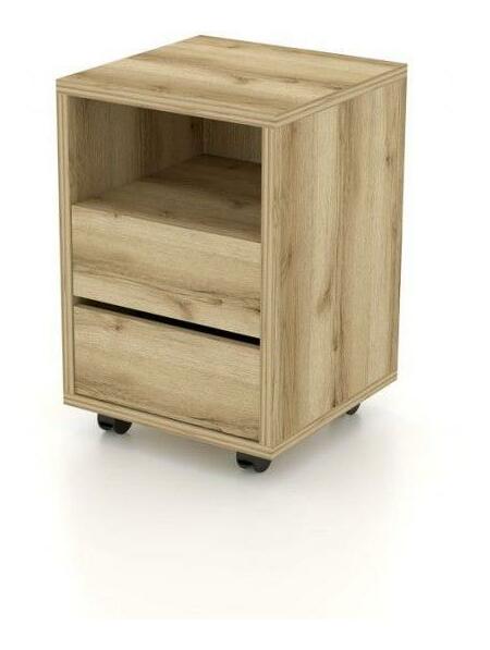 Container de birou Avata (stejar grand natural)