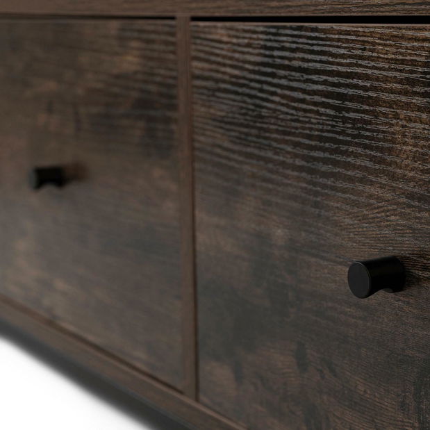 TV szekrény Zurdo (rusztikus tölgy)